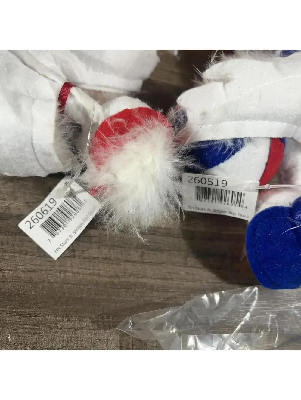 Annalee Stars and Stripes Girl & Boy Duck 6 Inch 2019 - Picture 4 of 5